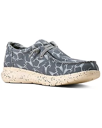 Ariat Men's Hilo Deerskull Print Casual Shoes - Moc Toe