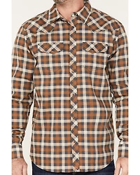 Cody James Men's FR Mini Buffalo Plaid Long Sleeve Snap Work Shirt