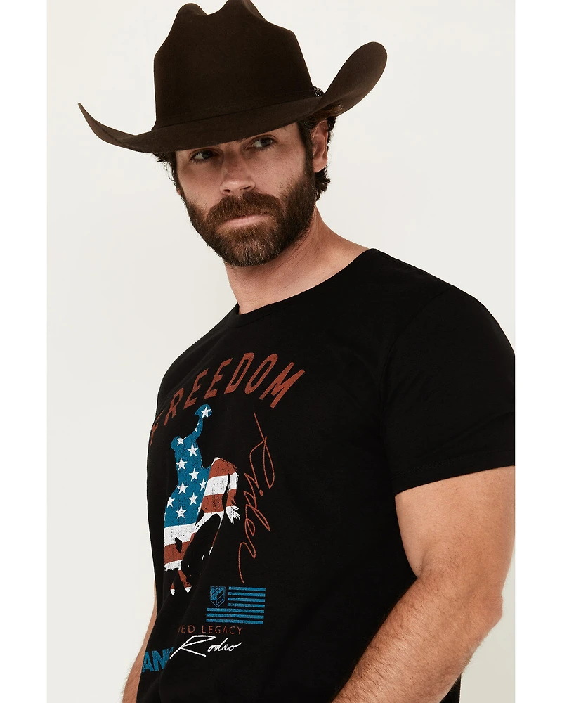 RANK 45® Men's Freedom Rider Americana Short Sleeve Graphic T-Shirt