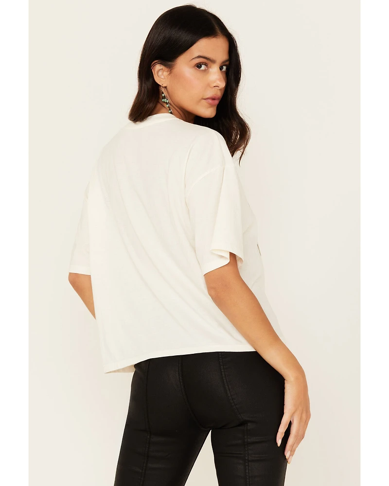 Shyanne Women's Chain Front Whiskey Short Sleeve Graphic Tee