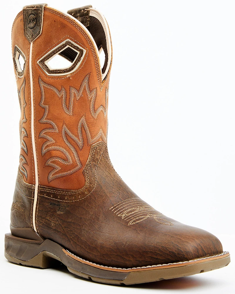 Double H Men's Requiem Pull On Work Roper Boots - Composite Toe