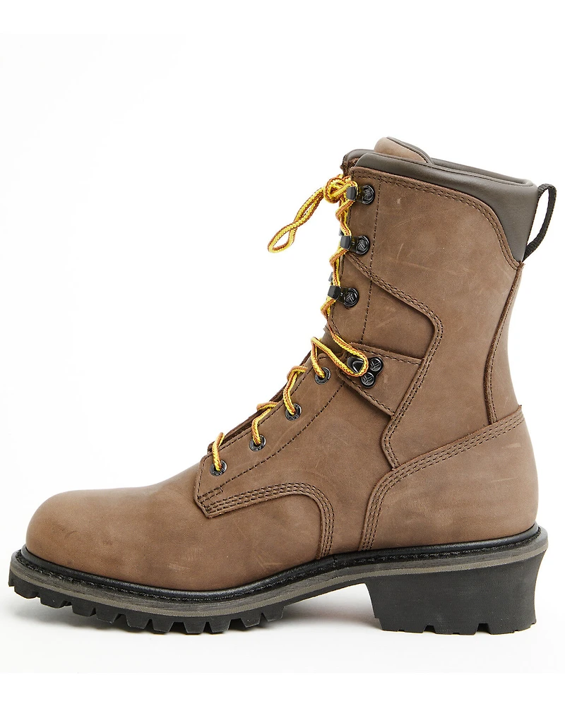 Hawx Men's 8" Logger Lace-Up Work Boot - Soft Toe