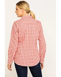 Ariat Women's Boot Barn Exclusive FR Talitha Plaid Long Sleeve Work Shirt