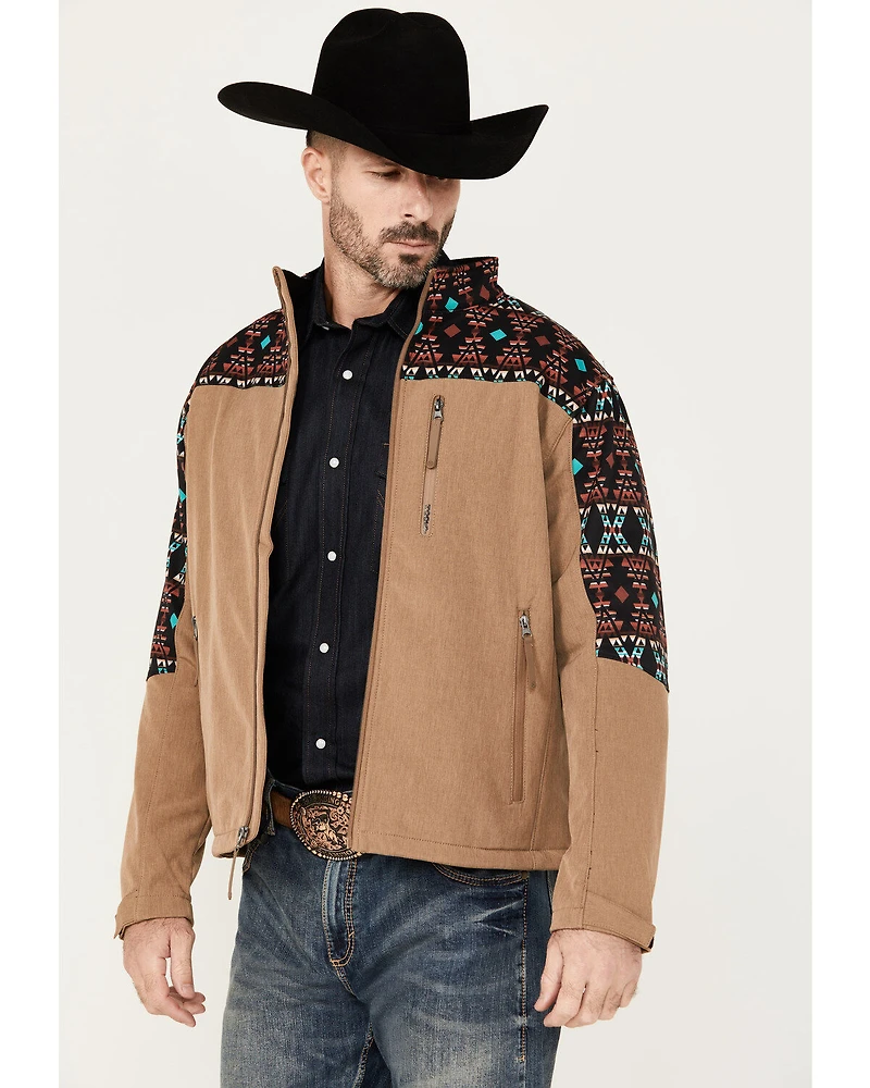 Hooey Men's Color Blocked Softshell Jacket - Big