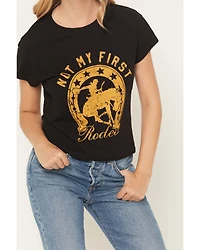 White Crow Women's Not My First Rodeo Short Sleeve Graphic Tee