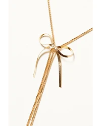 Shyanne Women's Layered Bow Bolo Necklace