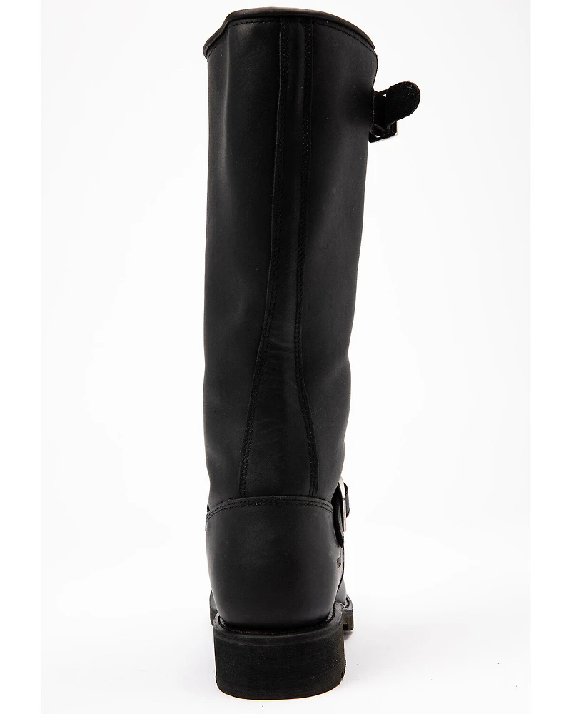 Ad Tec Men's 16" Oiled Leather Engineer Boots - Soft Toe