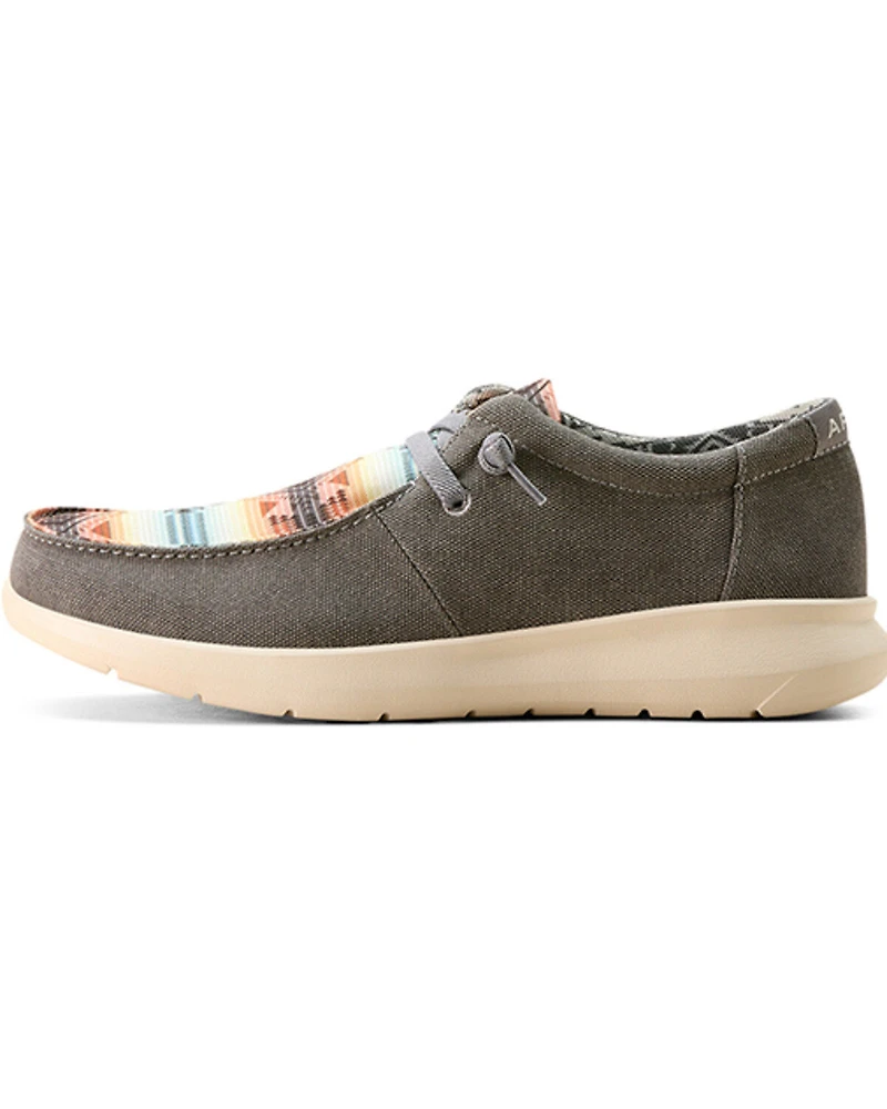 Ariat Men's Hilo Southwestern Print Casual Shoes - Moc Toe