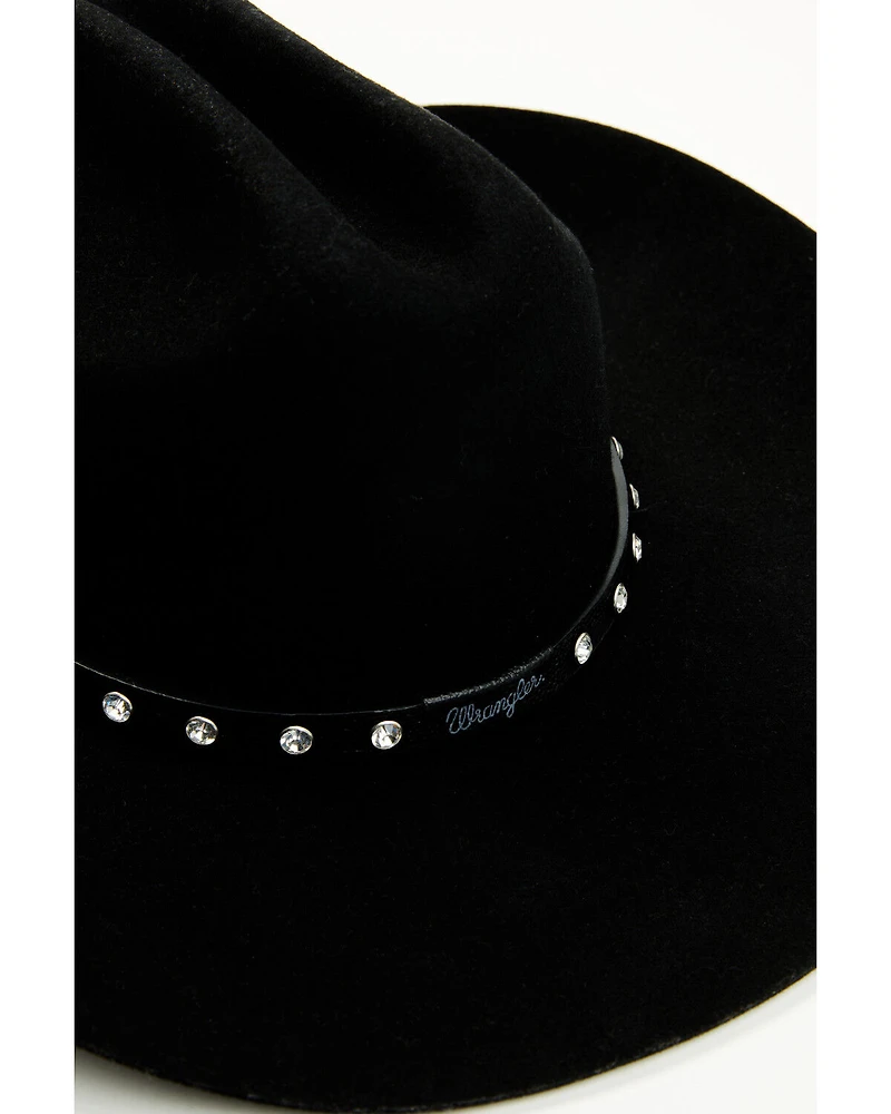Wrangler Women's Rhinestone Wool Cowboy Hat