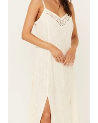 Idyllwind Women's Wyn Maxi Lace Slip Dress