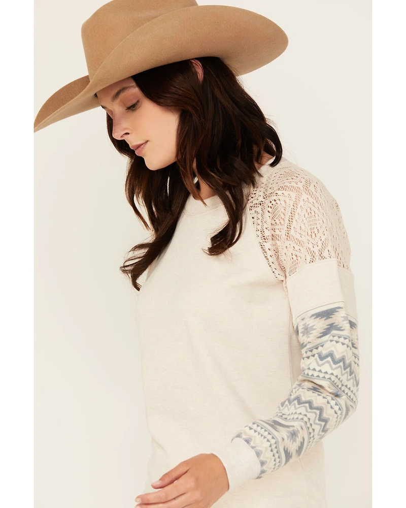 Shyanne Women's Printed Pullover Sweatshirt