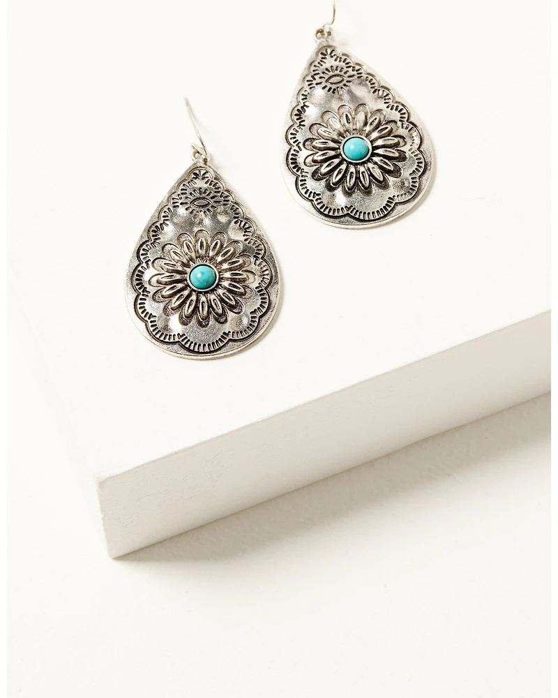 Shyanne Women's Classic Metal Teardrop Earrings