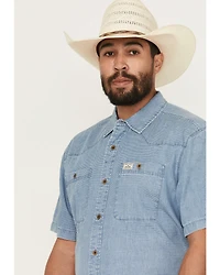 Kimes Ranch Men's Shifter Solid Short Sleeve Button-Down Western Shirt