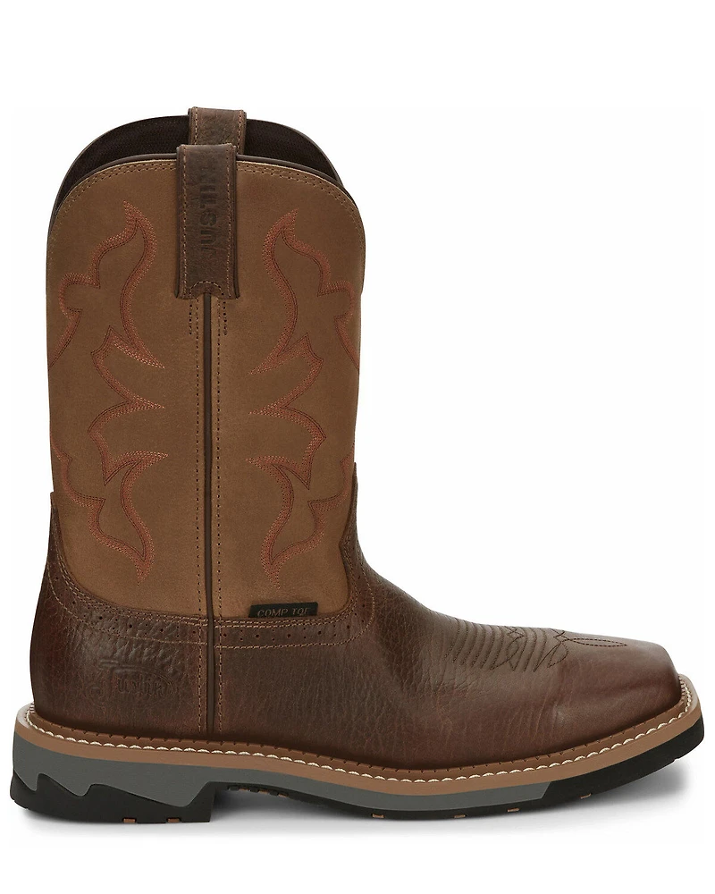 Justin Men's Boot Barn Exclusive Carbide Western Work Boots - Composite Toe