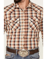 Pendleton Men's Multi Frontier Plaid Long Sleeve Snap Western Shirt