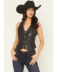 Idyllwind Women's Josephine Button-Down Leather Vest