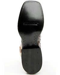 Shyanne Women's Mia Exotic Full Quill Ostrich Western Boots - Broad Square Toe