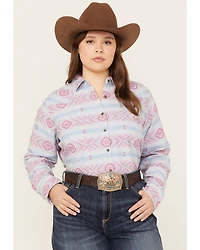 Ariat Women's Billie Jean Southwestern Print Shirt - Plus