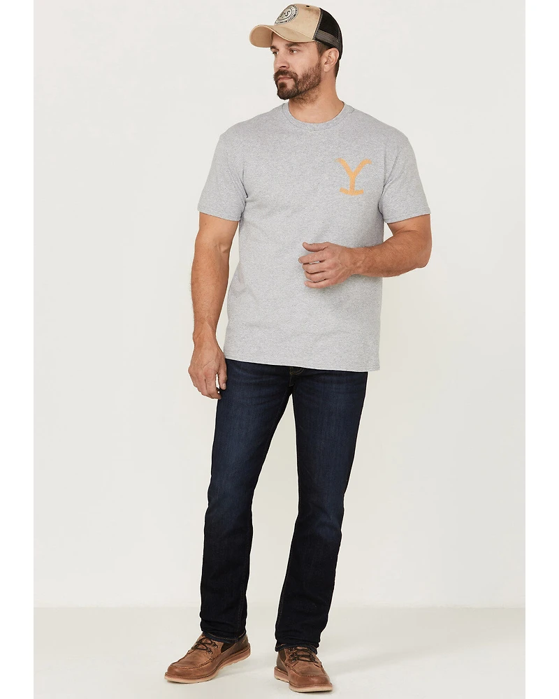 Paramount Network's Yellowstone Men's For The Brand Silhouette Graphic T-Shirt