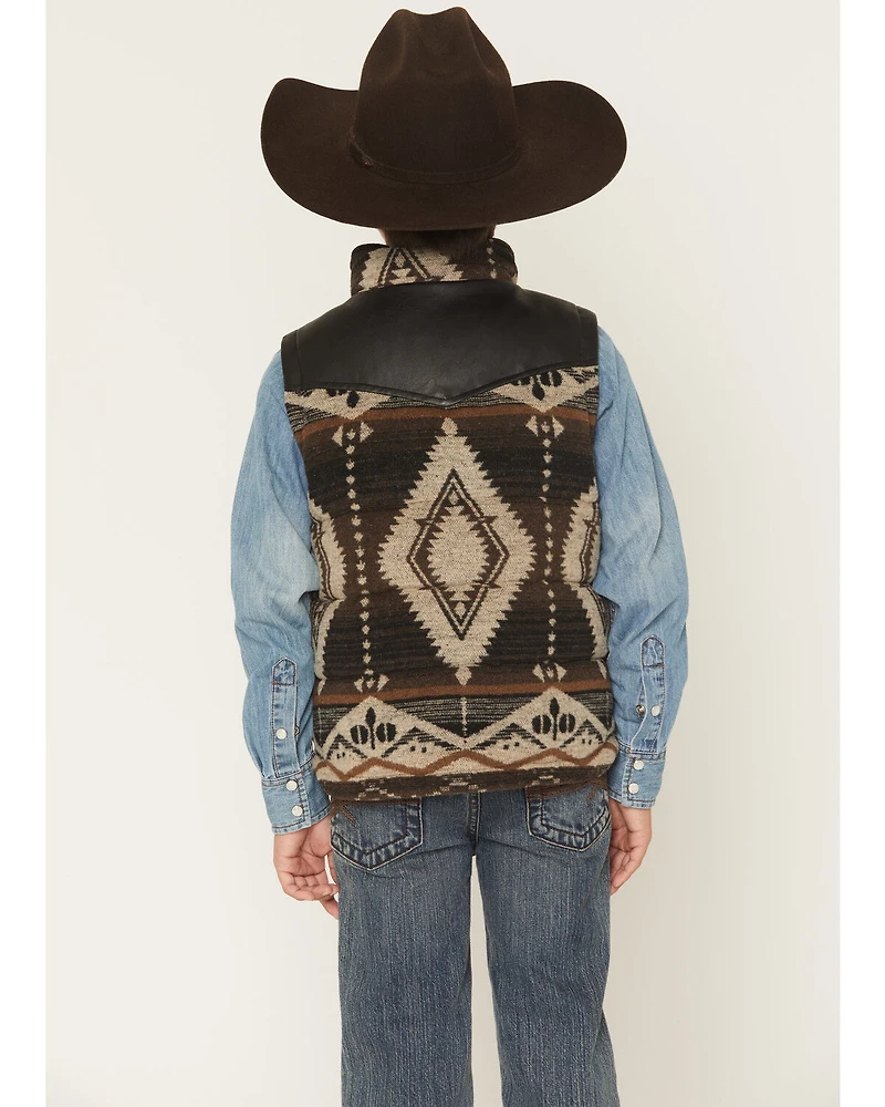 Cody James Boys' Oil Slick Southwestern Print Vest