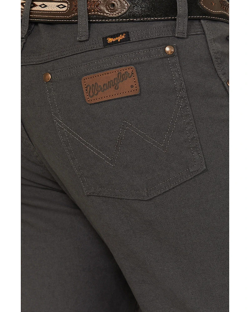 Wrangler Men's Tough Comfort Regular Fit Stretch Canvas Pants - Tall
