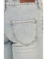 Rock & Roll Denim Girls' Light Wash Smile Pocket Trousers