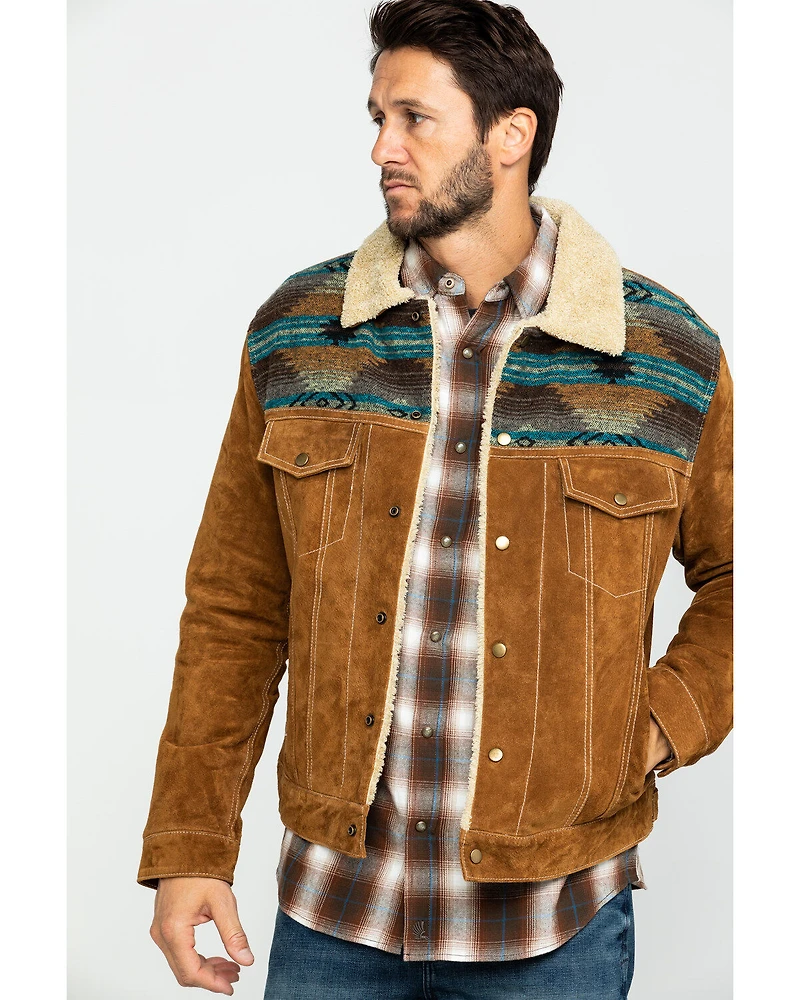 Scully Men's Boar Suede Jean Jacket