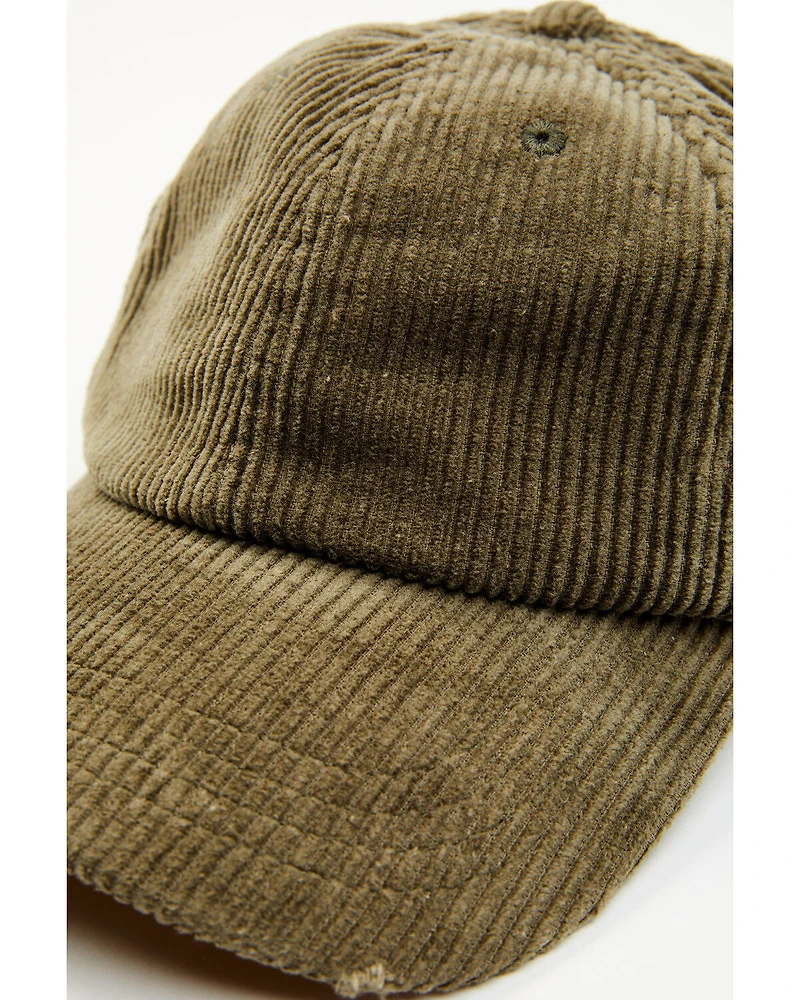 Cleo + Wolf Women's Solid Corduroy Ball Cap