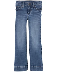Wrangler Girls' Embroidered Trouser Stretch Denim Jeans