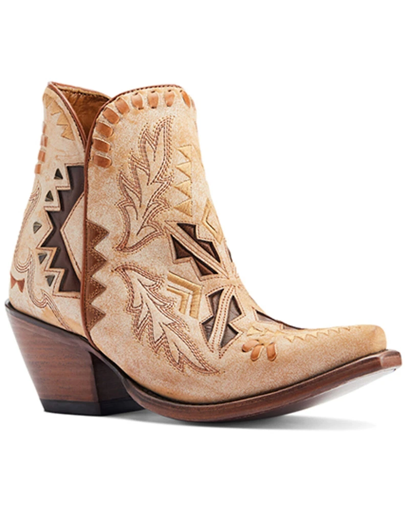 Ariat Women's Mesa Inlay Western Booties - Snip Toe