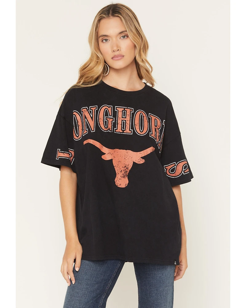 Gameday Women's Texas Longhorns Southern Split Short Sleeve Graphic Tee