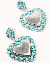 Shyanne Women's Heart Statement Earrings