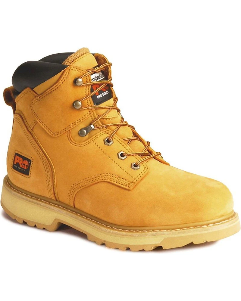 Timberland PRO Pit Boss 6" Lace-Up Work Boots - Steel Toe