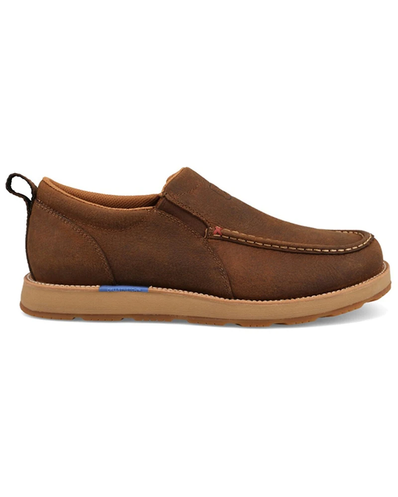 Twisted X Men's CellStretch® Wedge Sole Slip-On Casual Shoes - Moc Toe