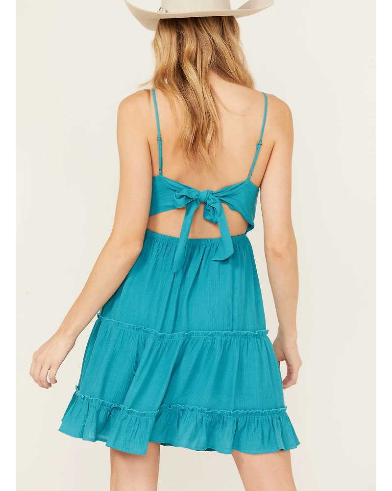 Shyanne Women's Lace Bustier Mini Dress