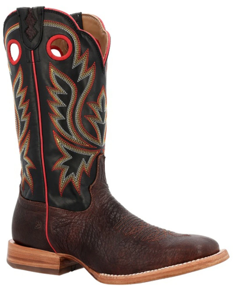Durango Men's PRCA Collection Shrunken Bullhide Western Boots - Broad Square Toe