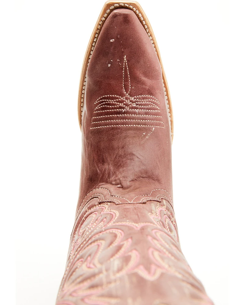 Circle G Women's Embroidered Tall Western Boots - Snip Toe