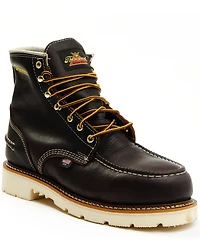Thorogood Men's Boot Barn Exclusive 6" Waterproof Lace-Up Work Boots - Moc Soft Toe