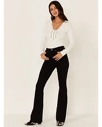 Idyllwind Women's Velvet Touch High Rise Bootcut Brushed Denim Jeans