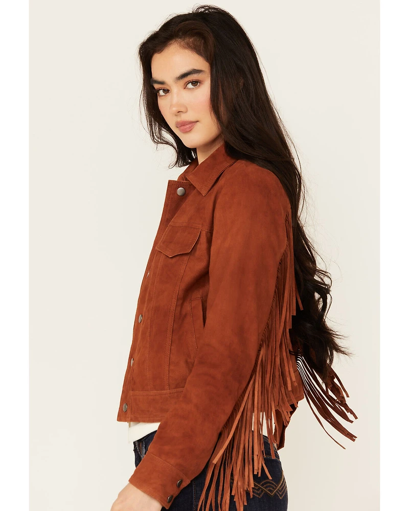 Idyllwind Women's Wynbrook Fringe Suede Jacket