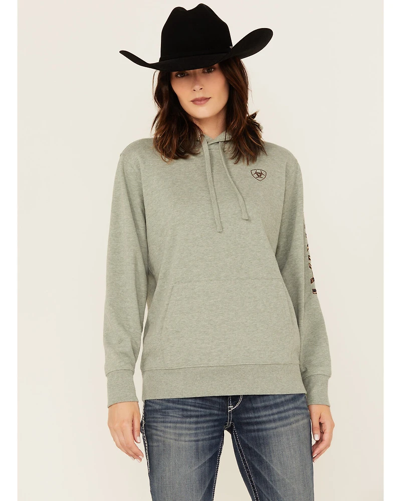 Ariat Women's Boot Barn Exclusive Leopard Print Logo Hoodie