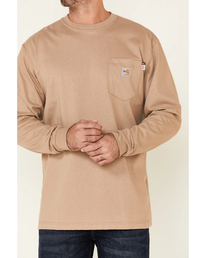 Carhartt Men's Flame Resistant Force Long Sleeve Work T-Shirt