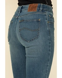 Lee Women's Kansas Fade Mid Rise Bootcut Jeans