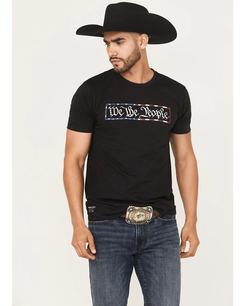 Howitzer Men's Americana Short Sleeve Graphic Muscle T-Shirt