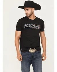 Howitzer Men's Americana Short Sleeve Graphic Muscle T-Shirt