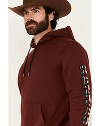 RANK 45® Men's Striped Logo Hooded Sweatshirt