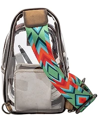 STS Ranchwear Women's Sojourner Clear Stadium Sling Bag