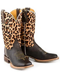 Tin Haul Women's Wild Cat Western Boots - Broad Square Toe