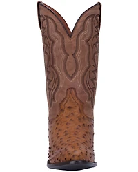 Dan Post Men's Full Quill Ostrich Tempe Western Boots