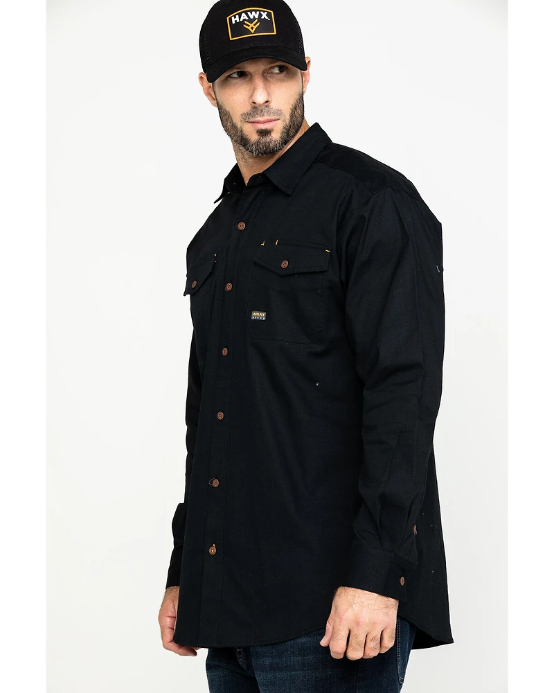 Ariat Men's Rebar Made Tough Durastretch Long Sleeve Work Shirt